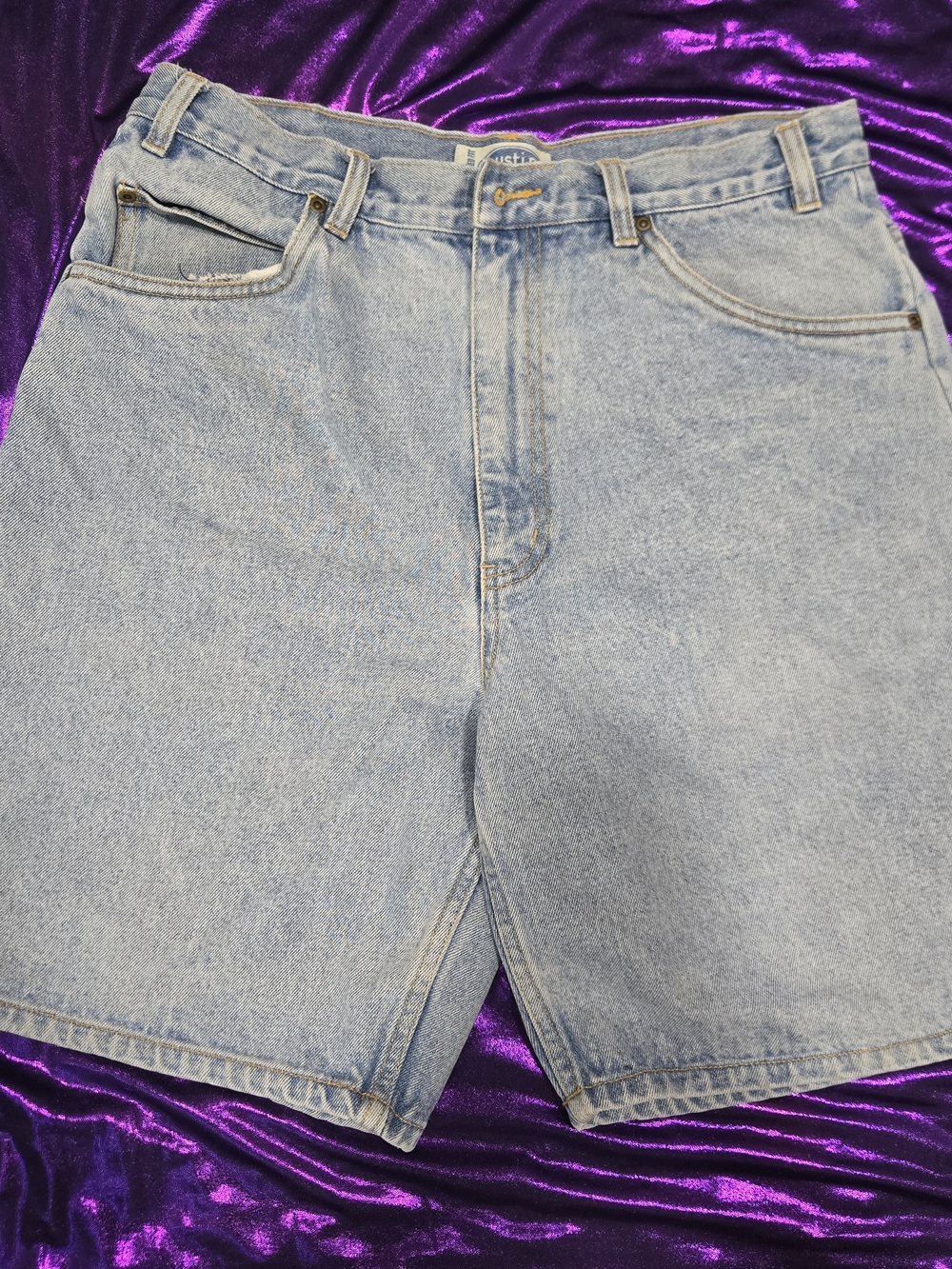 Austin Clothing Co. Light Blue Denim Jeans with Gold Stitching
